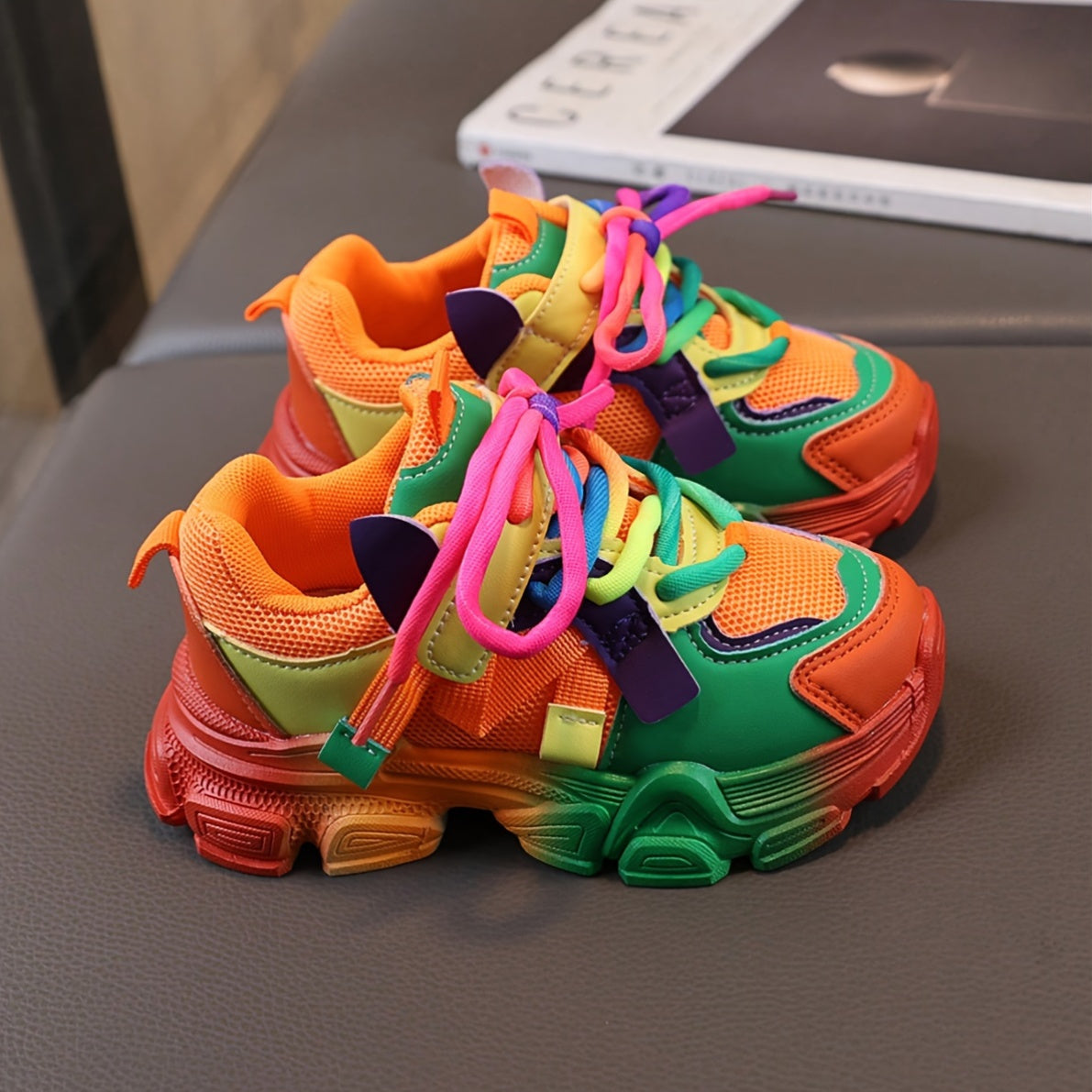 Playful Kids' Cartoon Sneakers – Durable & Stylish