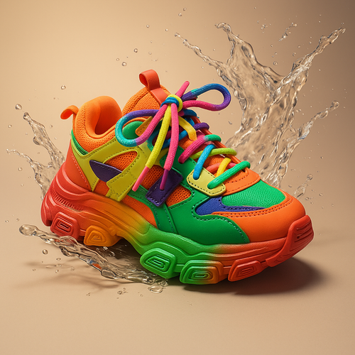 Playful Kids' Cartoon Sneakers – Durable & Stylish