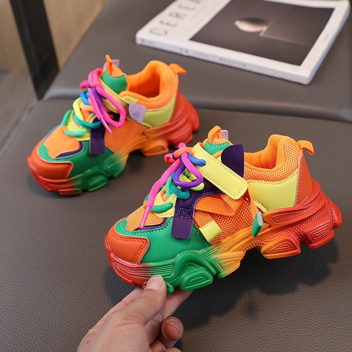 Playful Kids' Cartoon Sneakers – Durable & Stylish
