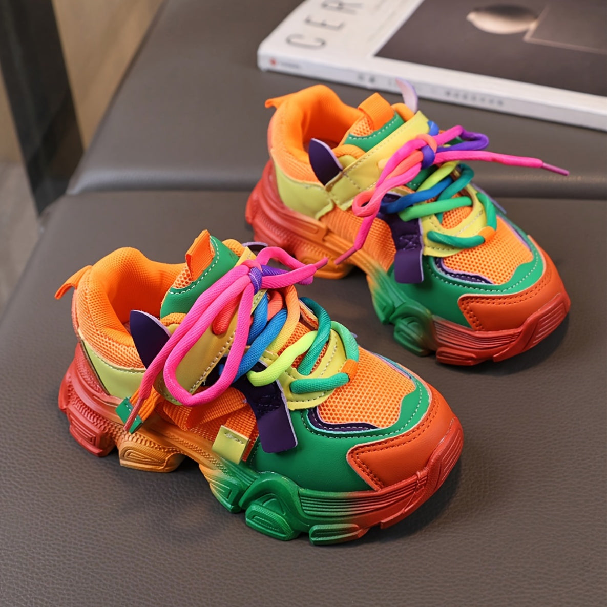 Playful Kids' Cartoon Sneakers – Durable & Stylish